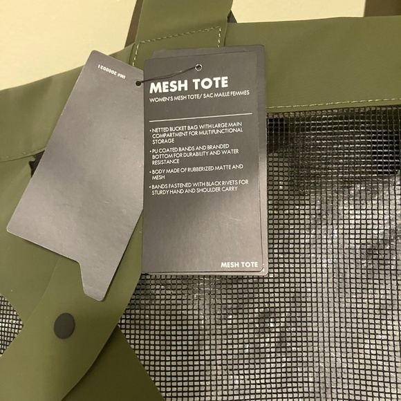 Mesh Tote Army Green by Hurley - NWT - Picture 8 of 8